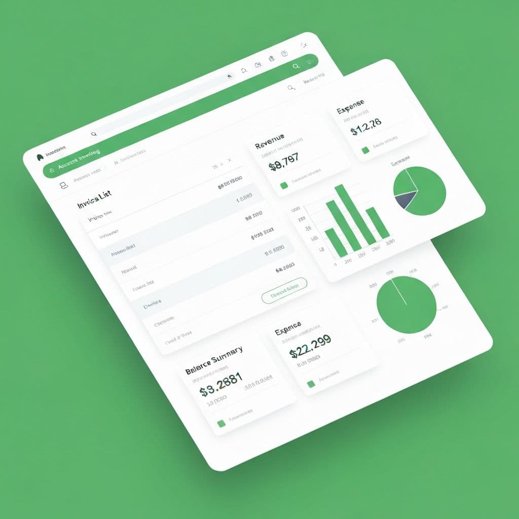 Accounting System website screenshot